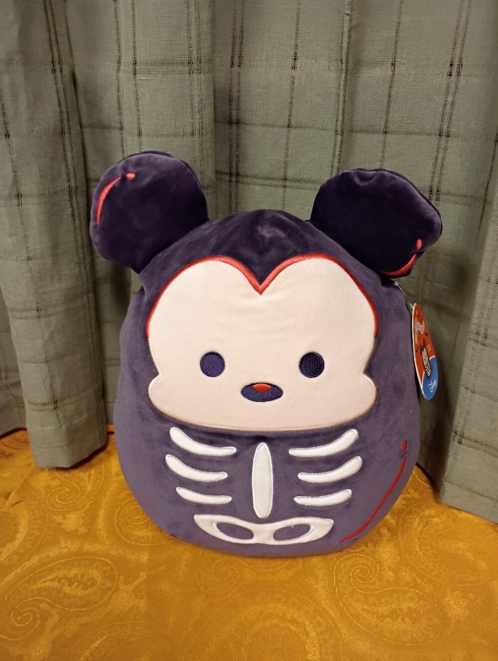 NWT Original Squismallows Disney Skeleton Mickey Mouse Size 12"